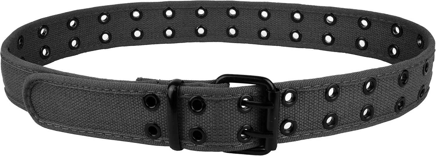 Gelante Canvas Double Grommet Hole Belt 12 Colors