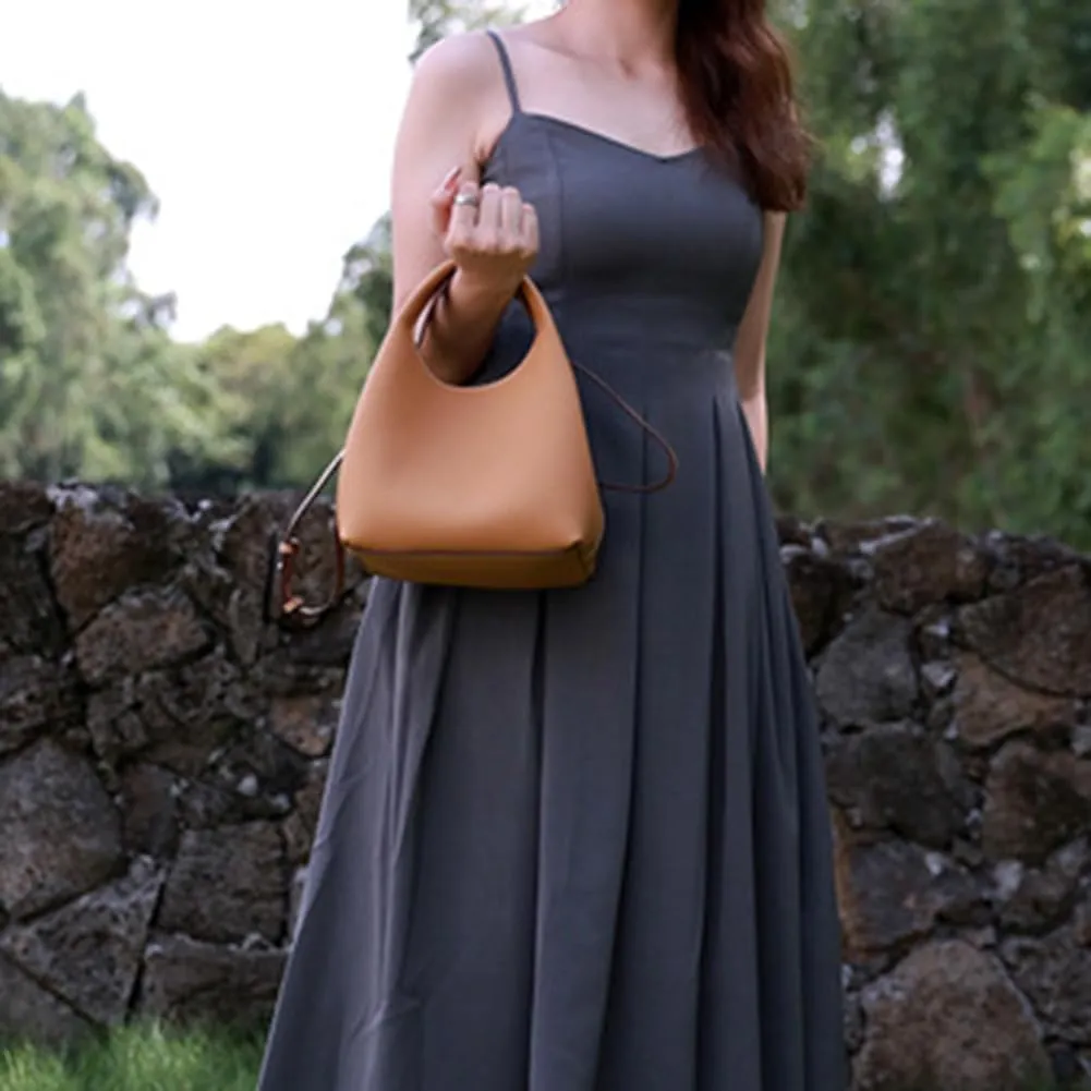 Genuine Leather Bucket Tote Bag Hobo Crossbody Bags for Women Trendy Purses Handbags Shoulder Purse Everyday Purse