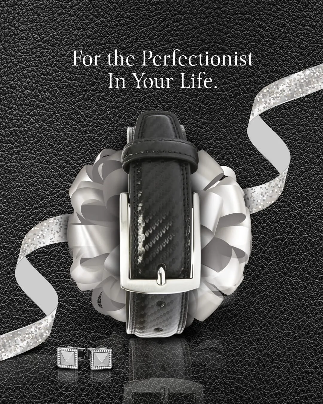 Genuine Leather Dress Belts For Men - Mens Belt For Suits, Jeans, Uniform With Single Prong Buckle - Designed in the USA