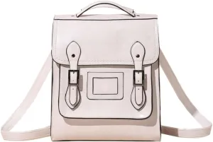 Genuine Leather Shoulder Bag for Women Convertible Backpack Handbag Multifuction Tote Bag Vintage Large Satchels