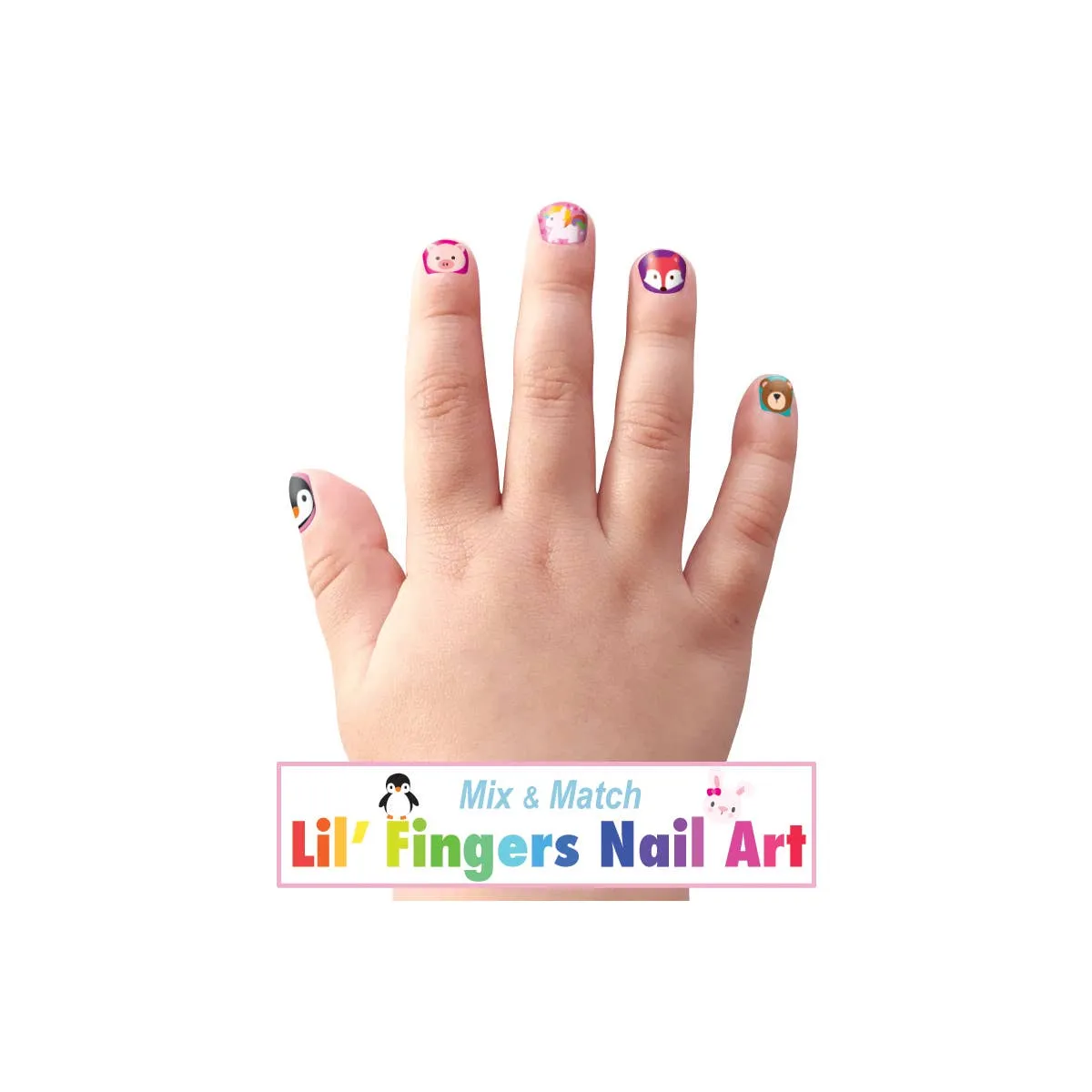 Girl Nation Lil' Fingers Nail Art in Animal Friends