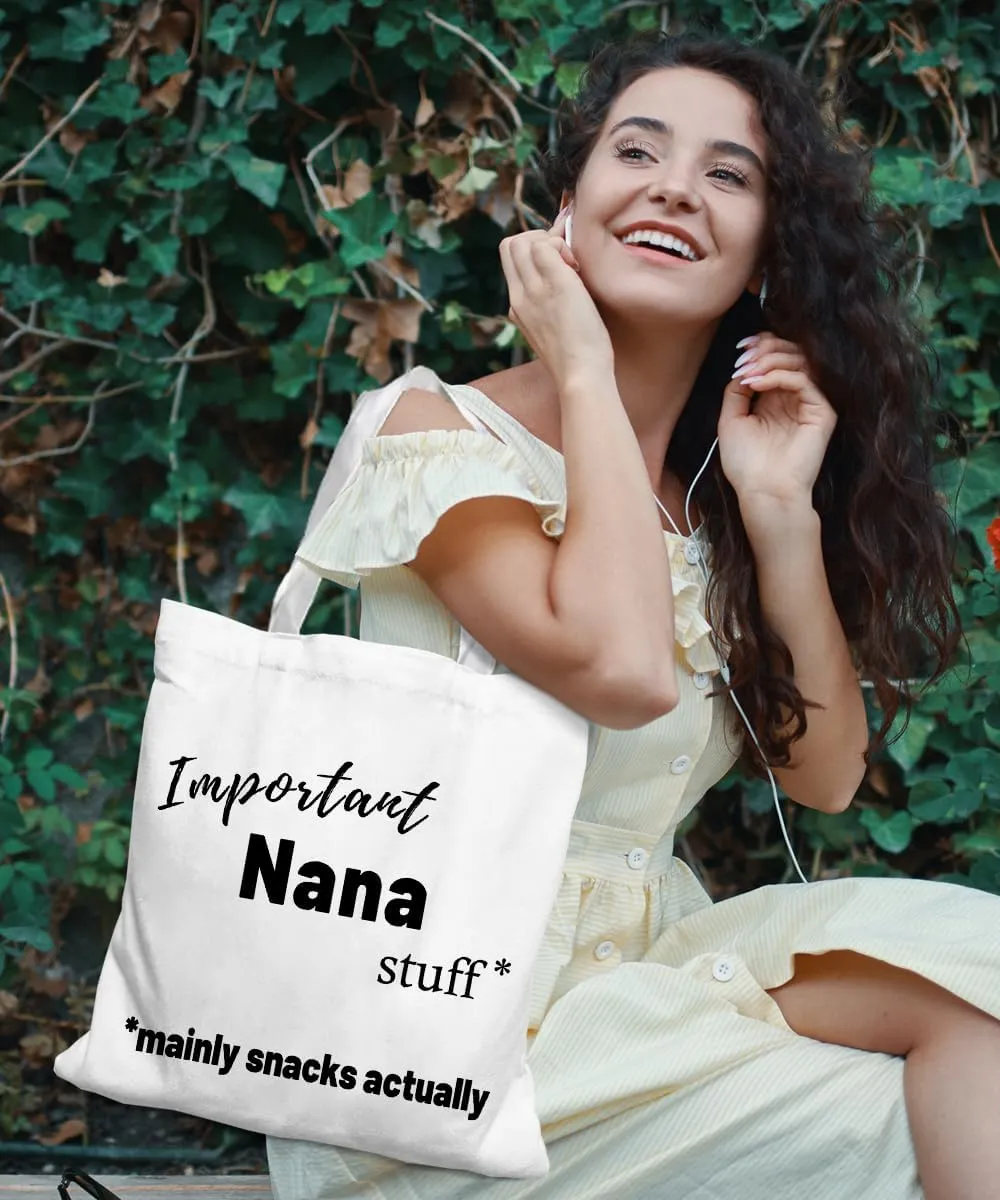 Grandma Gifts Canvas Tote Bag for Women, Grandma Gifts from Grandkids, Best Grandma Gifts, Funny Grandma Gifts Tote Bag