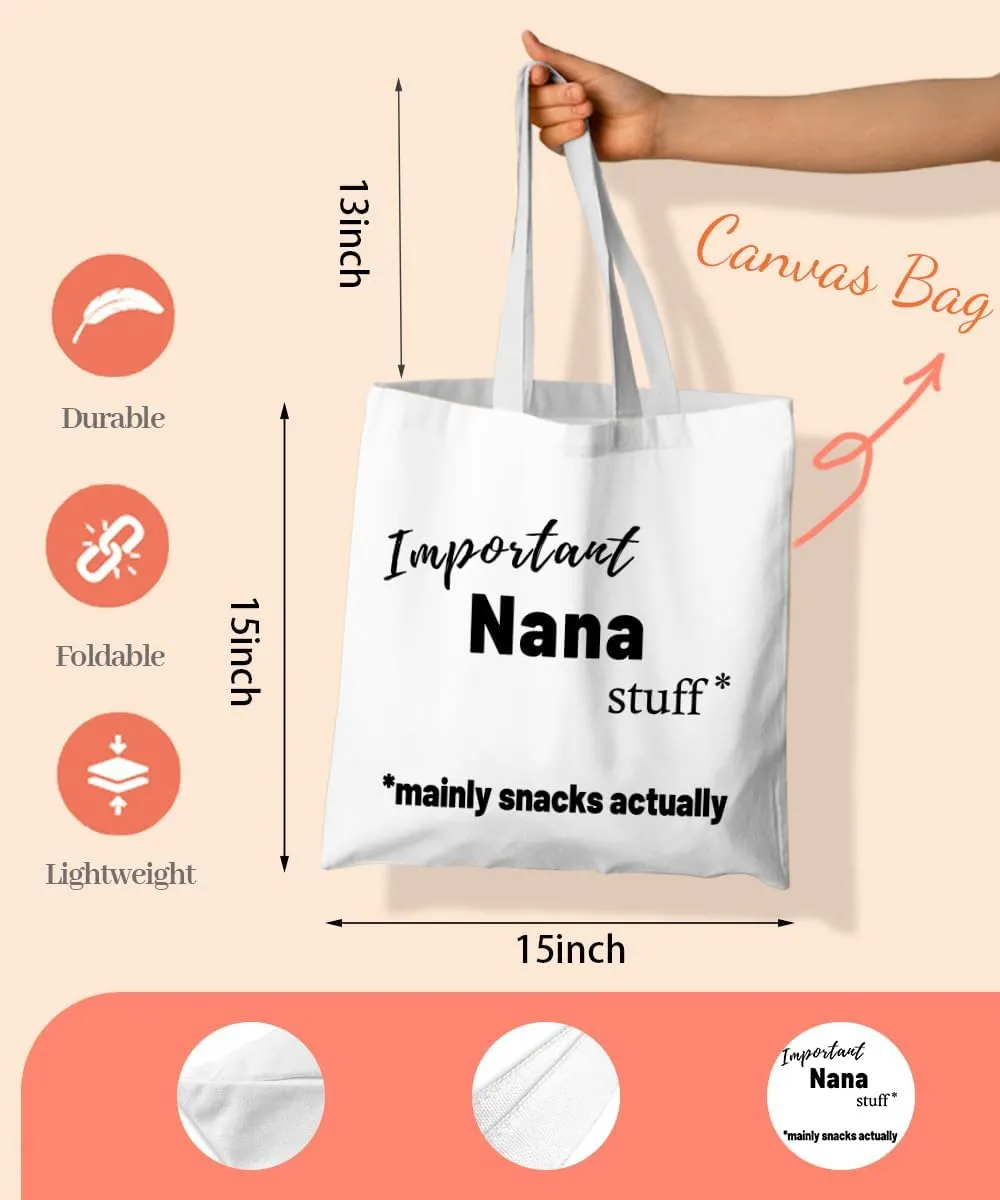 Grandma Gifts Canvas Tote Bag for Women, Grandma Gifts from Grandkids, Best Grandma Gifts, Funny Grandma Gifts Tote Bag