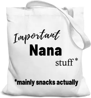 Grandma Gifts Canvas Tote Bag for Women, Grandma Gifts from Grandkids, Best Grandma Gifts, Funny Grandma Gifts Tote Bag