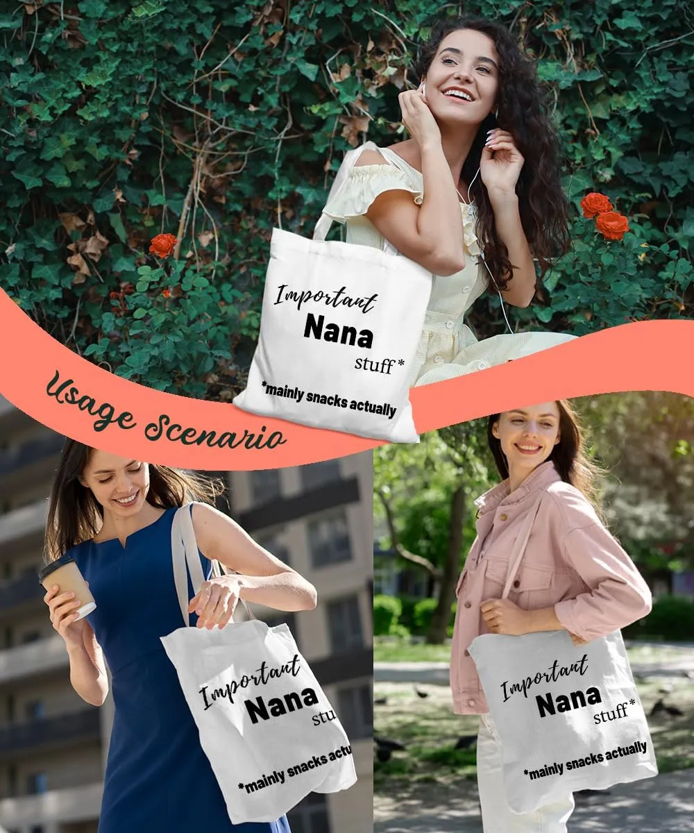 Grandma Gifts Canvas Tote Bag for Women, Grandma Gifts from Grandkids, Best Grandma Gifts, Funny Grandma Gifts Tote Bag