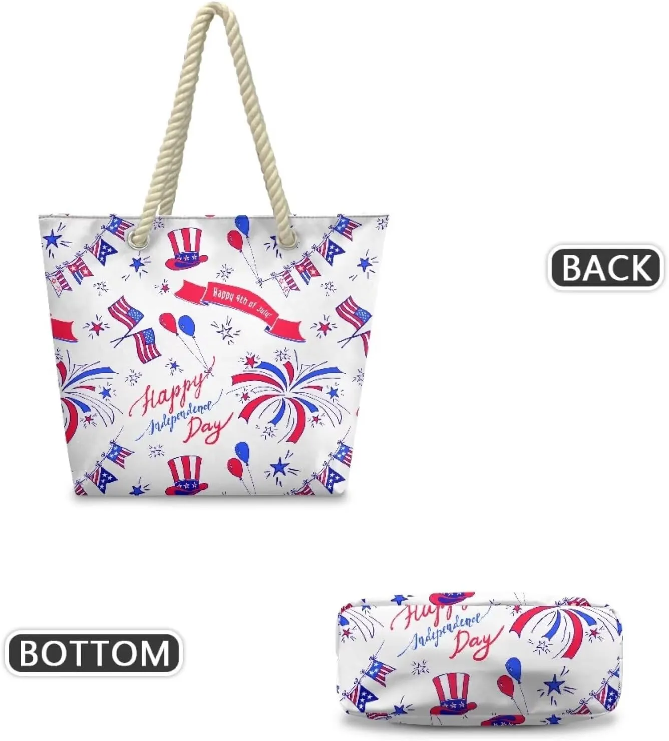 Hemp Rope Tote Bag with Zipper Beach Totes Bags for Women Beach Supplies,Bolso De Playa Para Mujer, Unique Gifts