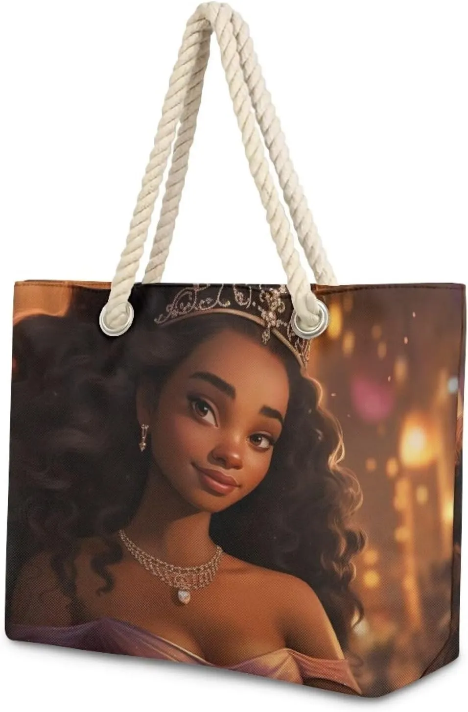 Hemp Rope Tote Bag with Zipper Beach Totes Bags for Women Beach Supplies,Bolso De Playa Para Mujer, Unique Gifts