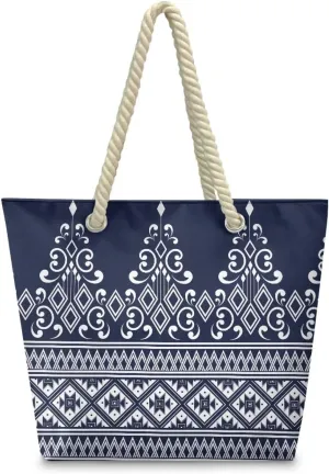Hemp Rope Tote Bag with Zipper Beach Totes Bags for Women Beach Supplies,Bolso De Playa Para Mujer, Unique Gifts