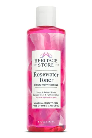 Heritage Products Rosewater Facial Toner Rose Petals™, 8 fl oz