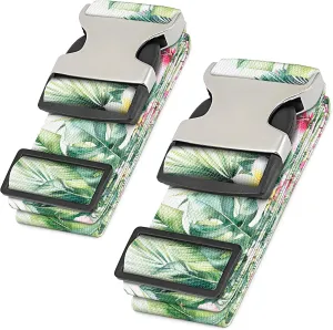 Hero Luggage Straps for Suitcases and Carry-On (2-Pack) Heavy-Duty Secure Belts with 700  lbs. Max Force Tension