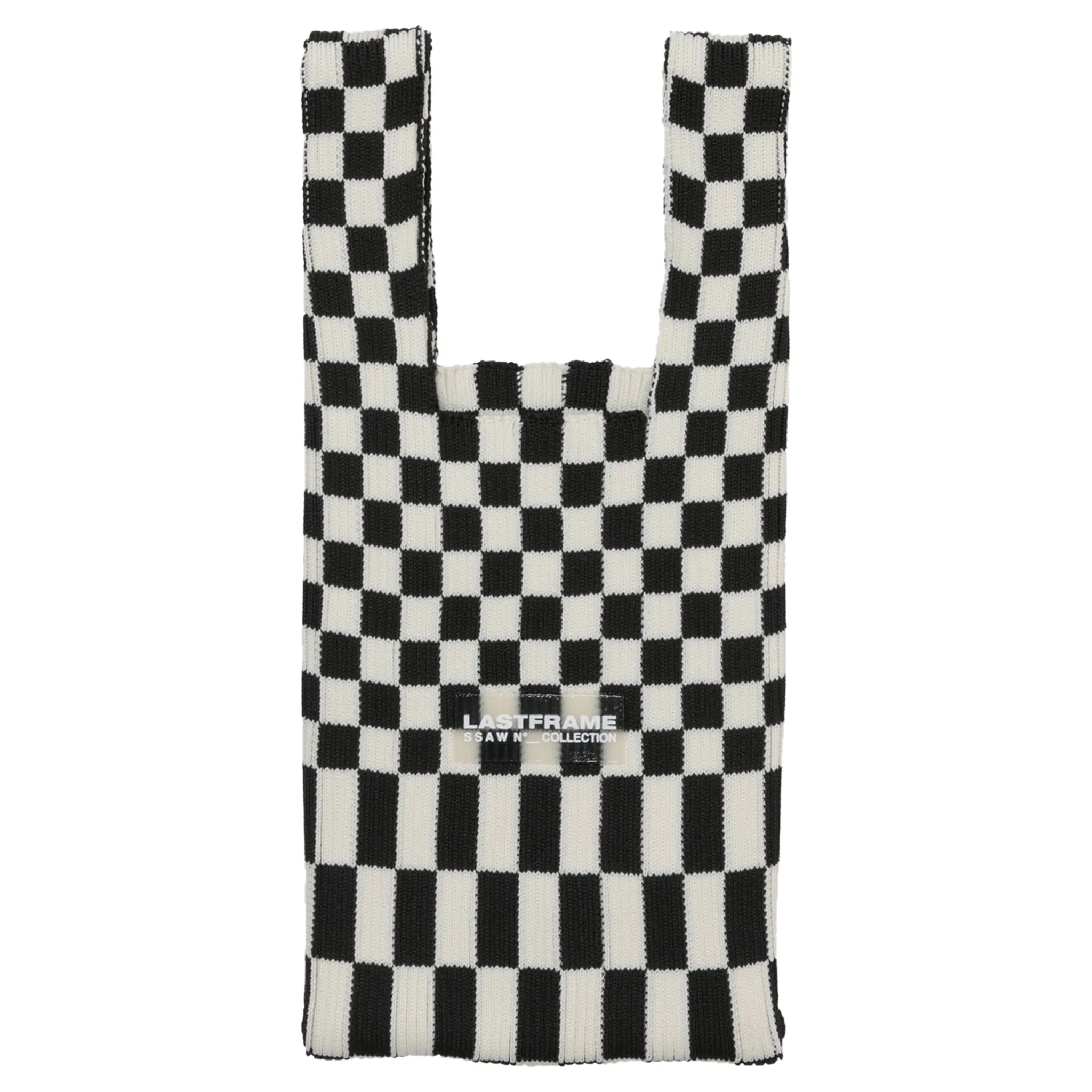 ICHIMATSU MARKET BAG SMALL / BLACK/IVORY