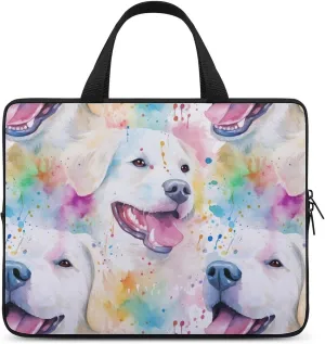 Illustration Maize Pattern Laptop Sleeve Laptop Carrying Case Compatible Laptop Protective Bag with Handles