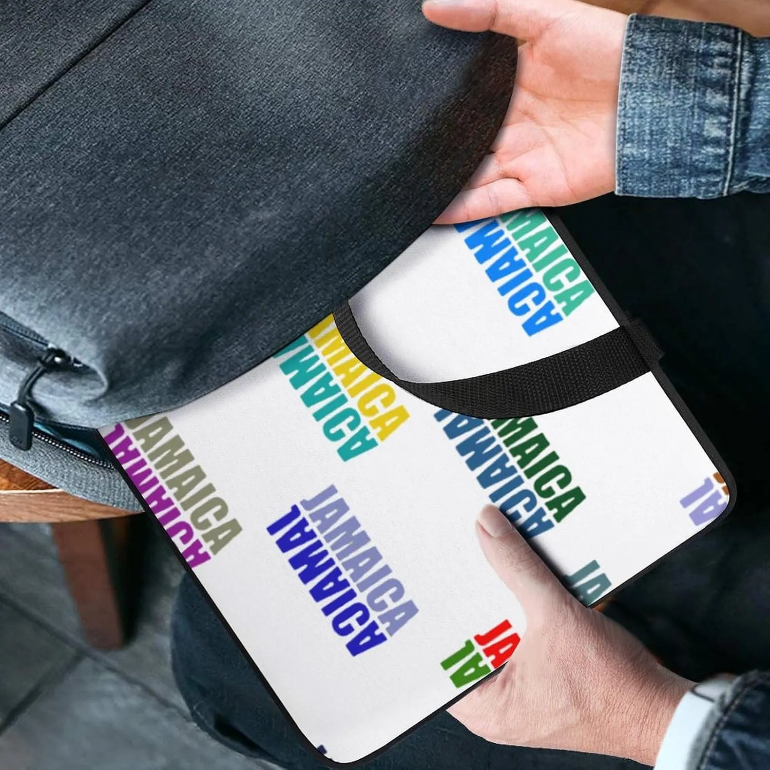 Jamaica Flags Laptop Sleeve Laptop Carrying Case Compatible Laptop Protective Bag with Handles