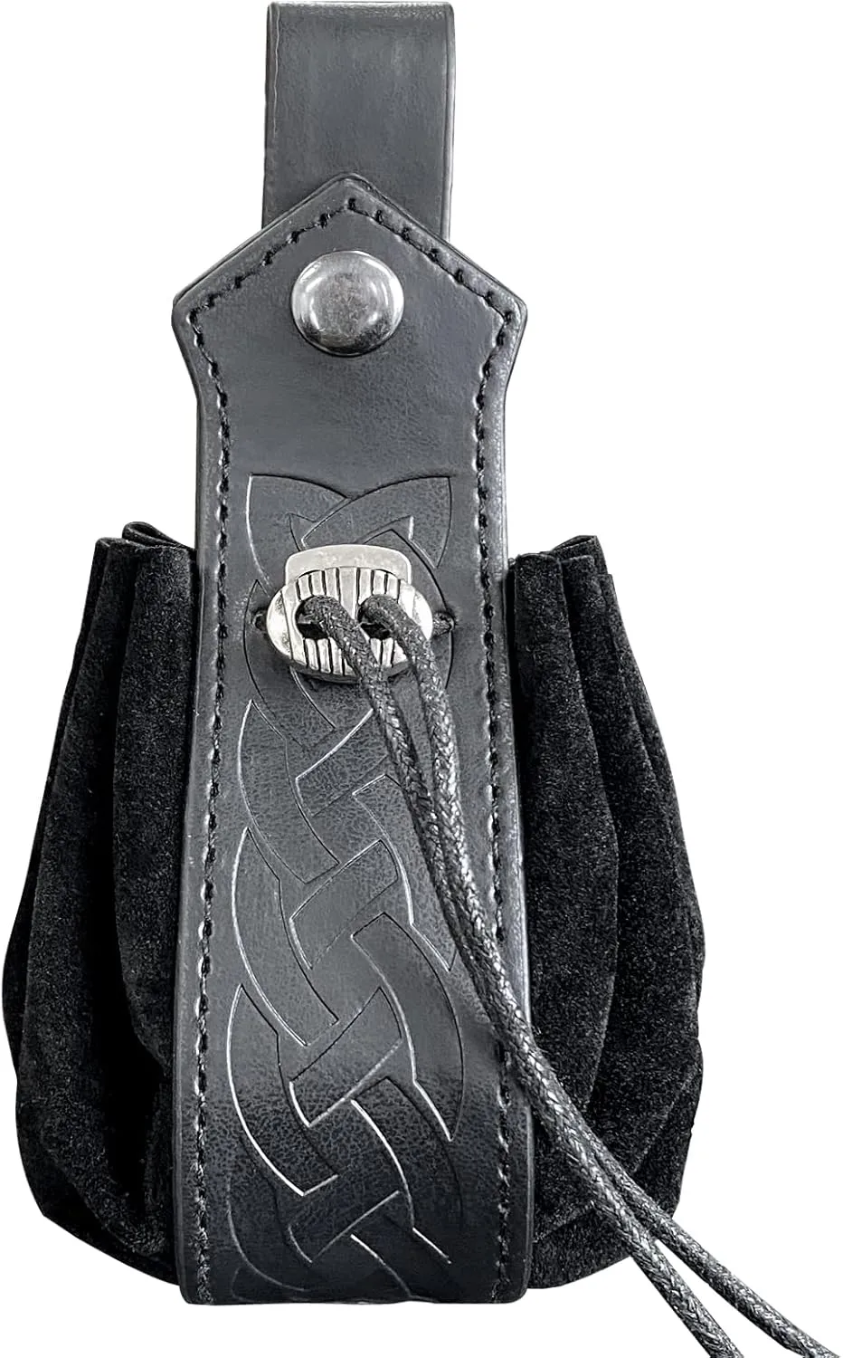 JAOYU Leather Belt Pouch Steampunk Hip Bag Leather Drawstring Pouch Medieval Coin Bag Renaissance Viking Belts Pouch for LARP Ren Faire Bags