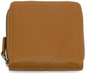 Joy Susan Women's Fashion Wallet Palmer Square Zip Around Wallet Hand Bag - Saddle