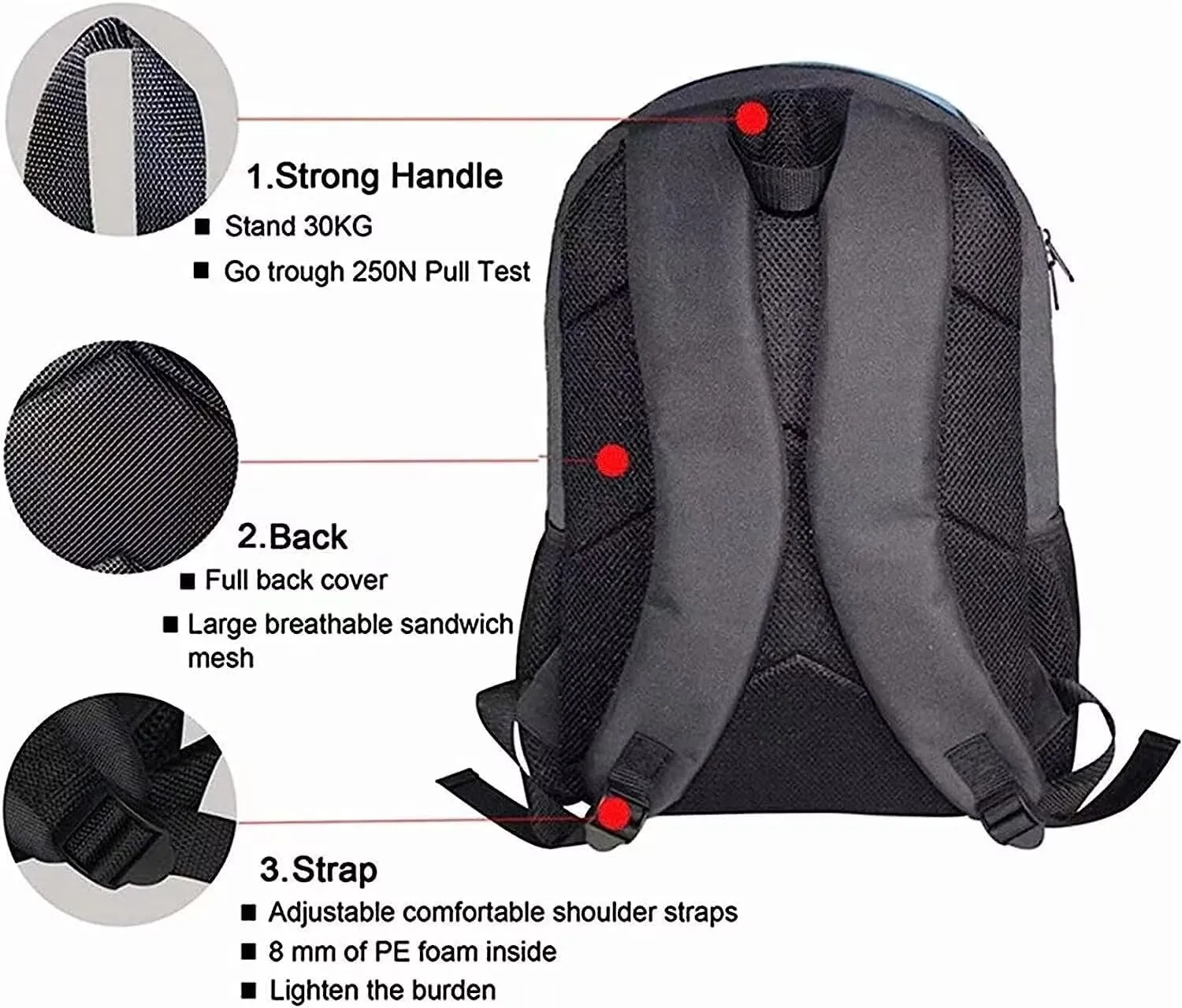 KEIAHUAN Boho Paw Print Backpack for School Boys Girls Large Capacity Schoolbag Shoulder Schoolbags with Insulated Lunch Box Pencil Case