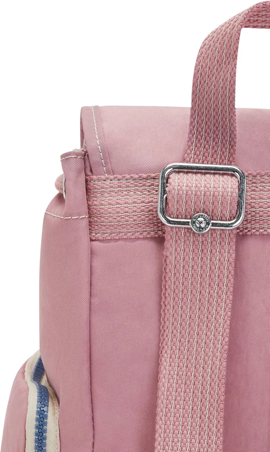 Kipling Women's Ebba Small Backpack, Dual Carry Handles, Monkey Keychain, Nylon Large Bag