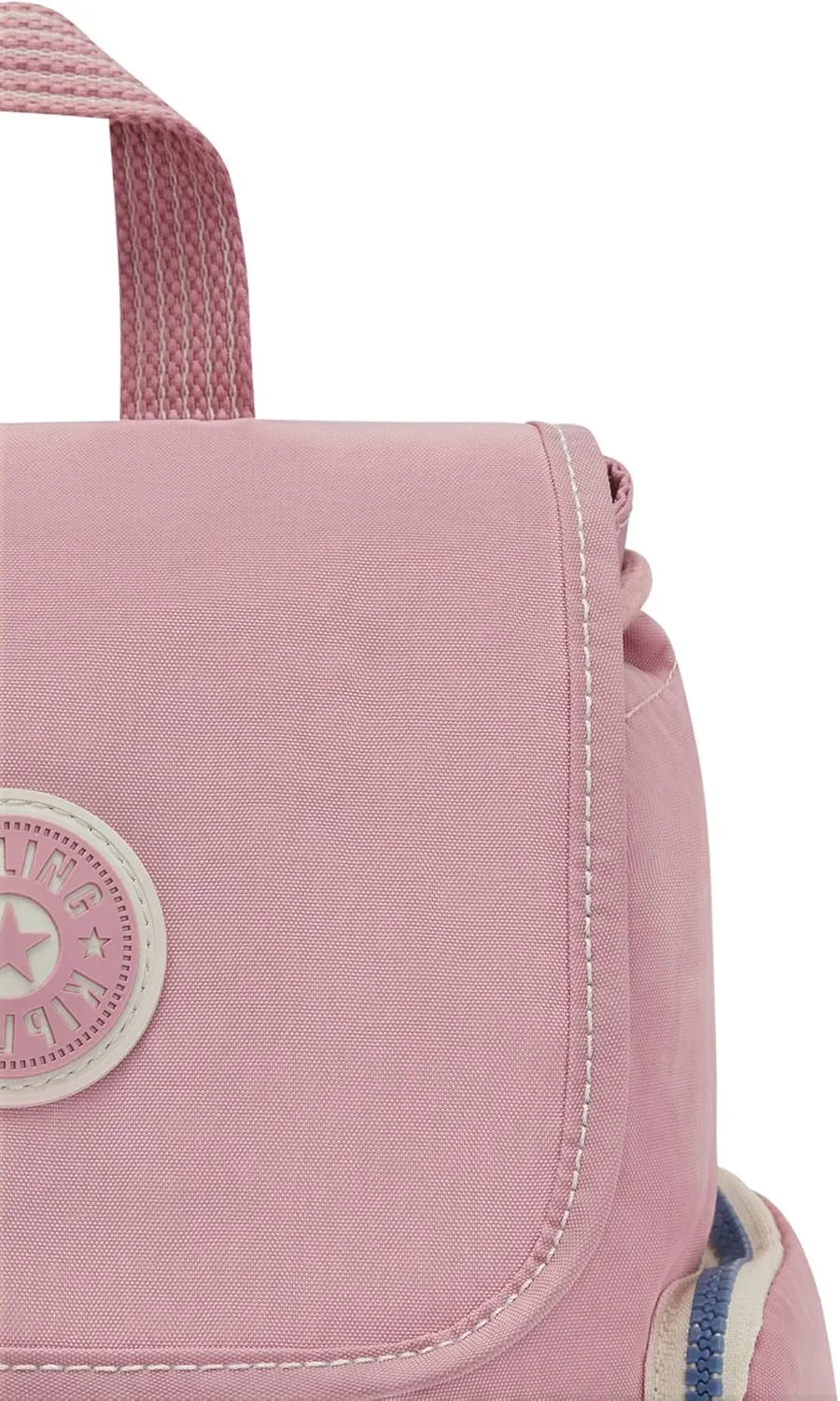 Kipling Women's Ebba Small Backpack, Dual Carry Handles, Monkey Keychain, Nylon Large Bag