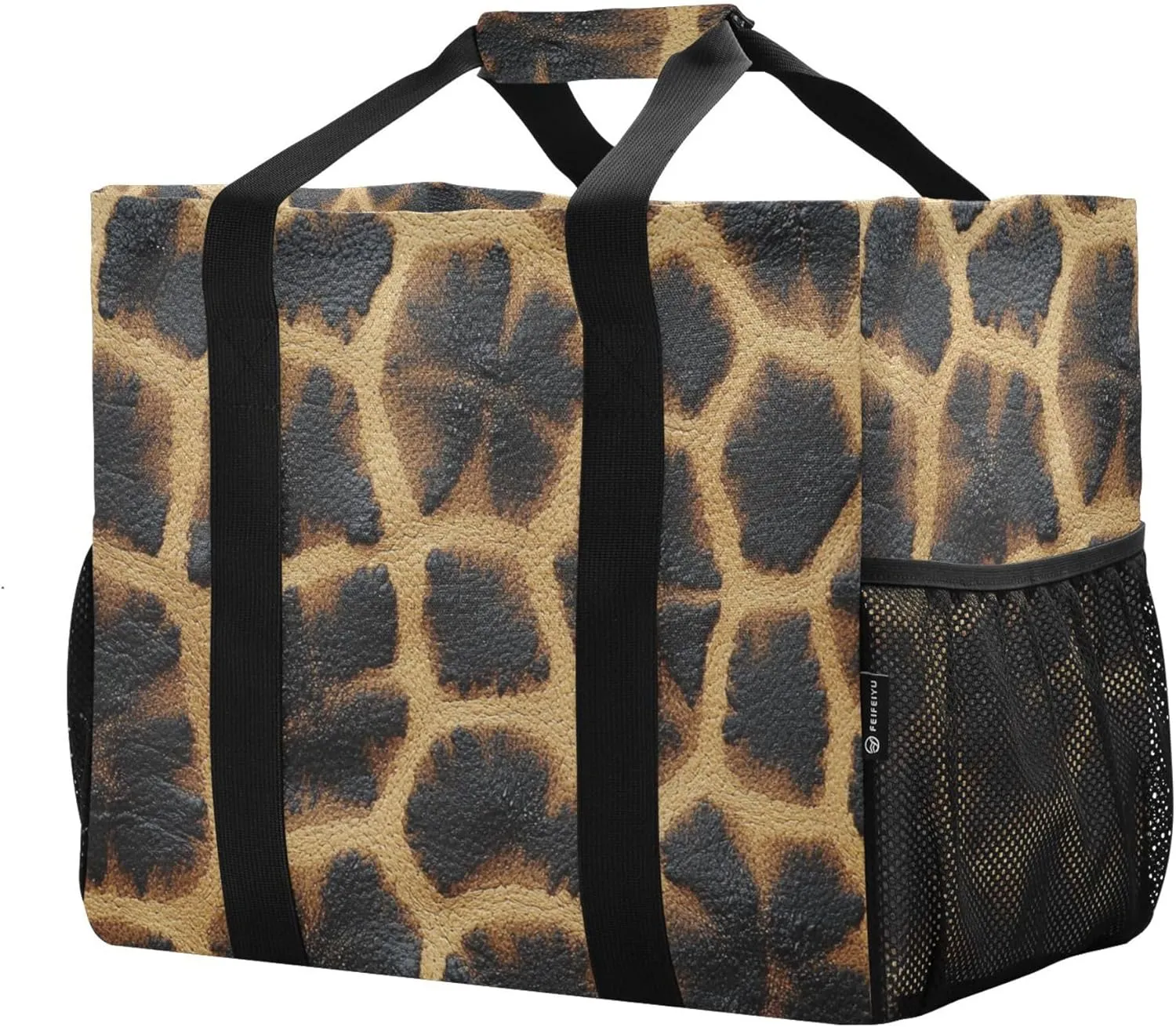KLL Beach Bag with Handles Collapsable With Compartments Carry Tote