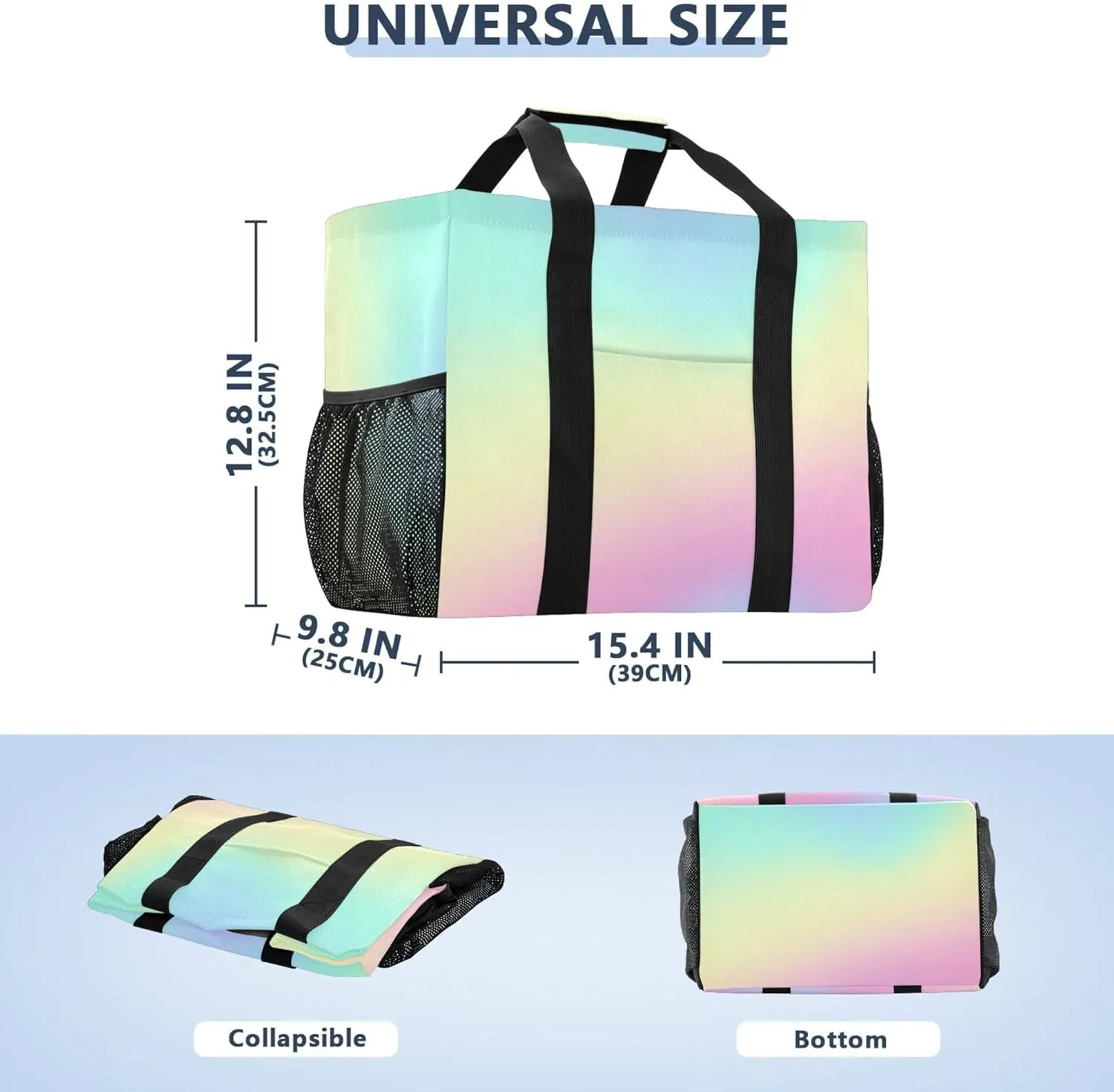 KLL Large Beach Bag with Handles Foldable Waterproof Laundry Bag