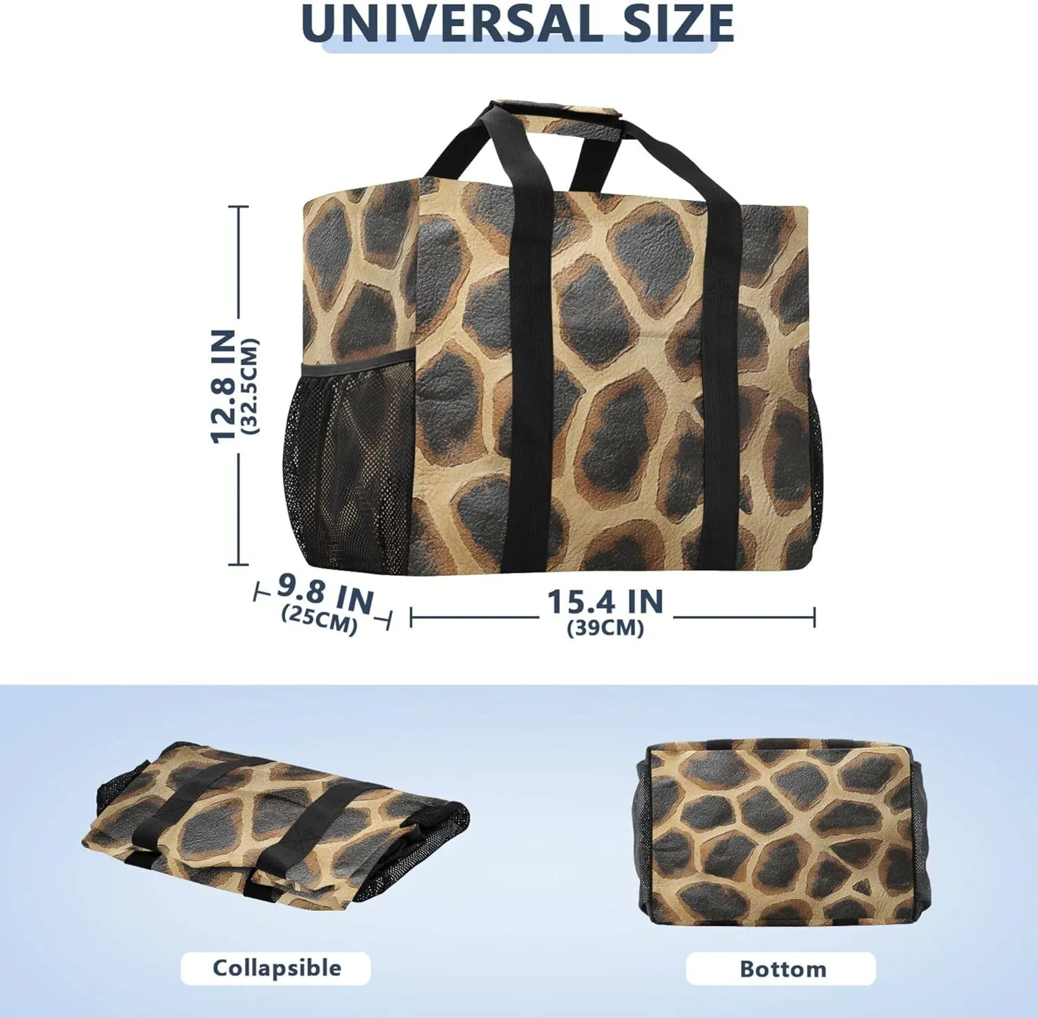 KLL Large Beach Bag with Handles Foldable Waterproof Laundry Bag