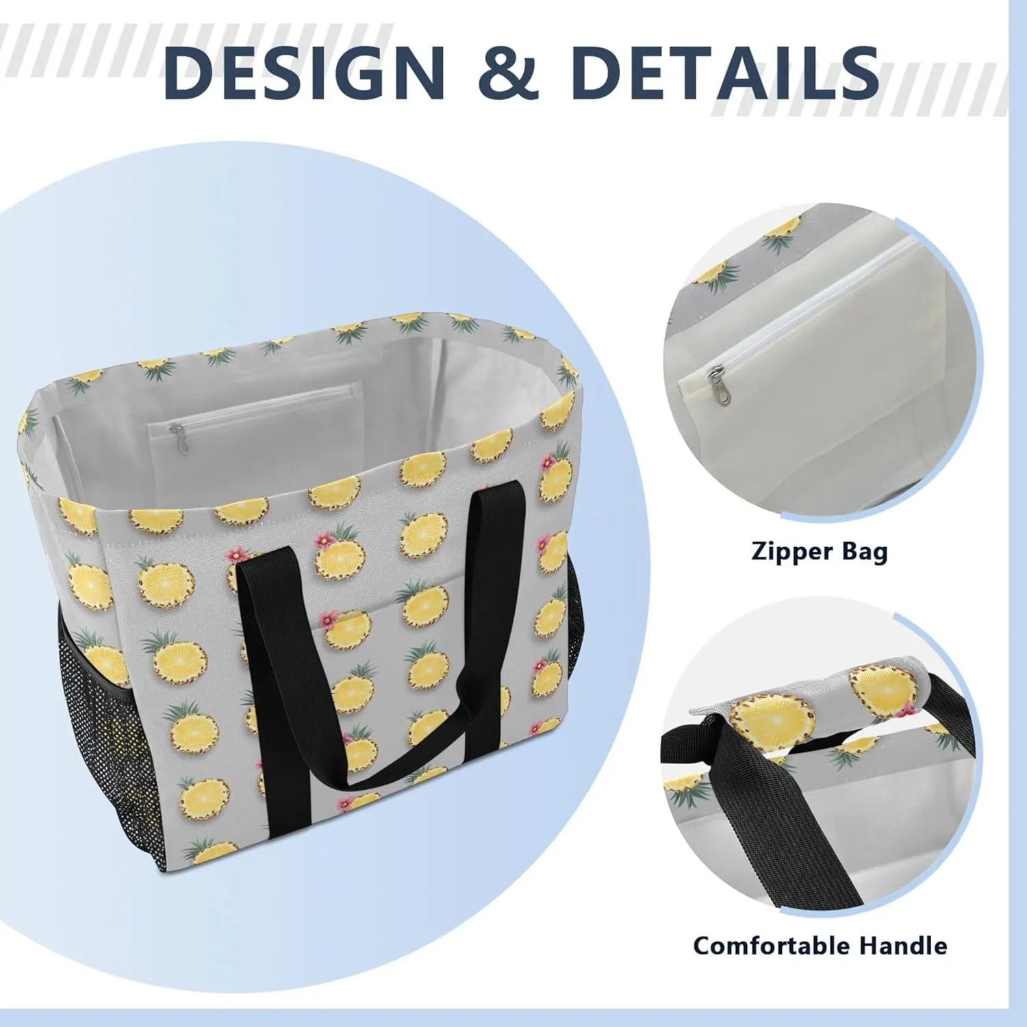 KLL Utility Bag with Handles Foldable Waterproof Cars Tote Bag