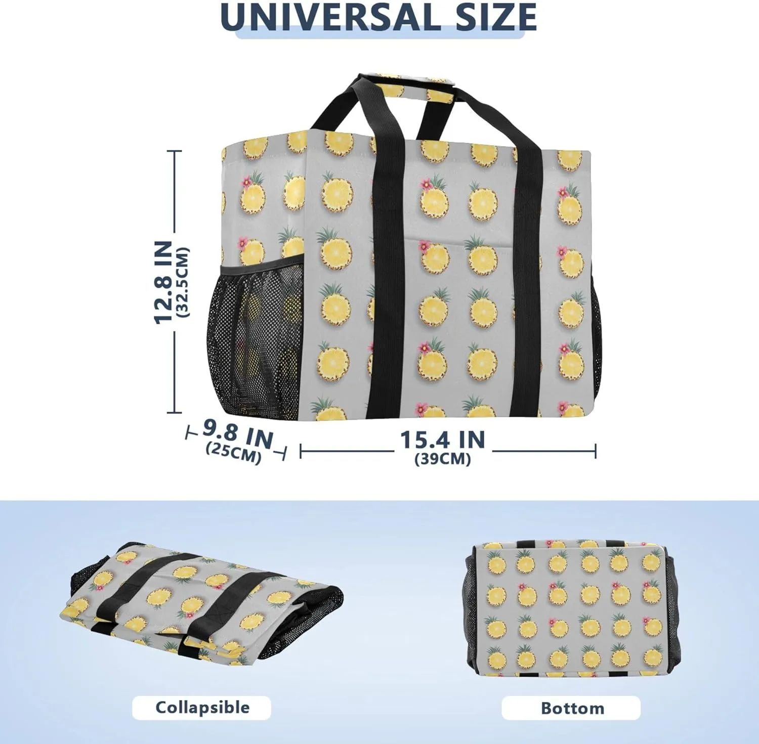 KLL Utility Bag with Handles Foldable Waterproof Cars Tote Bag