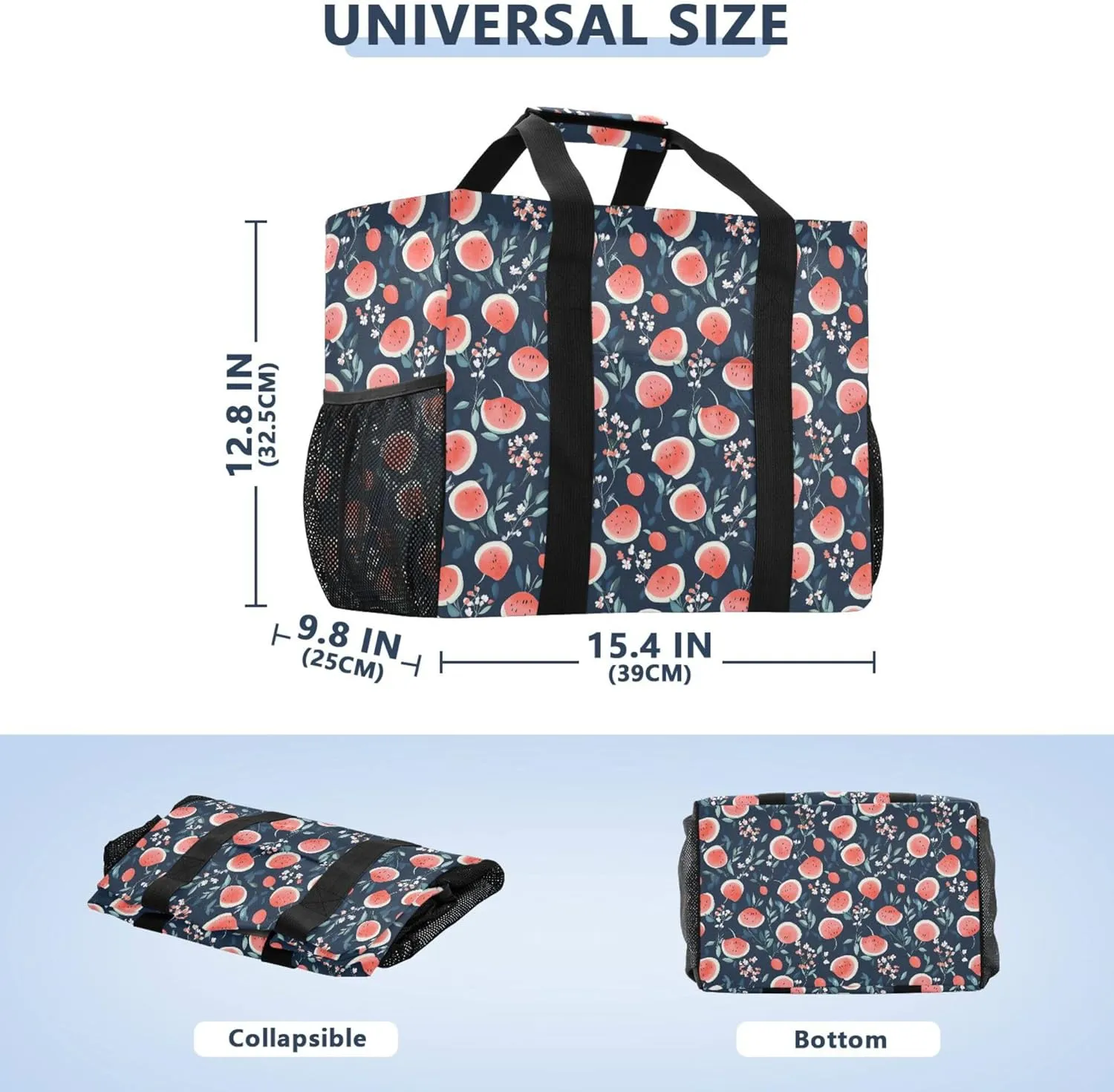 KLL Utility Bag with Handles Foldable Waterproof Cars Tote Bag