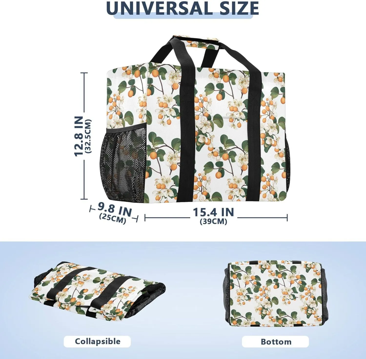 KLL Utility Bag with Handles Foldable Waterproof Cars Tote Bag