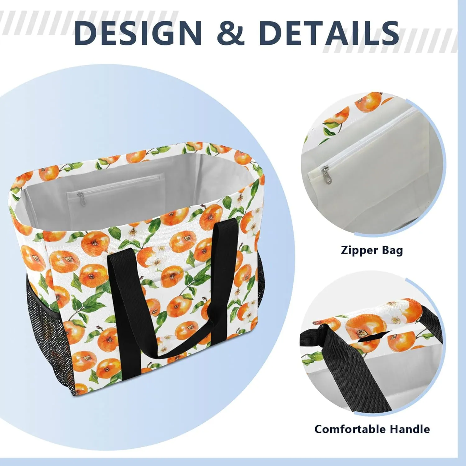 KLL Utility Bag with Handles Foldable Waterproof Cars Tote Bag