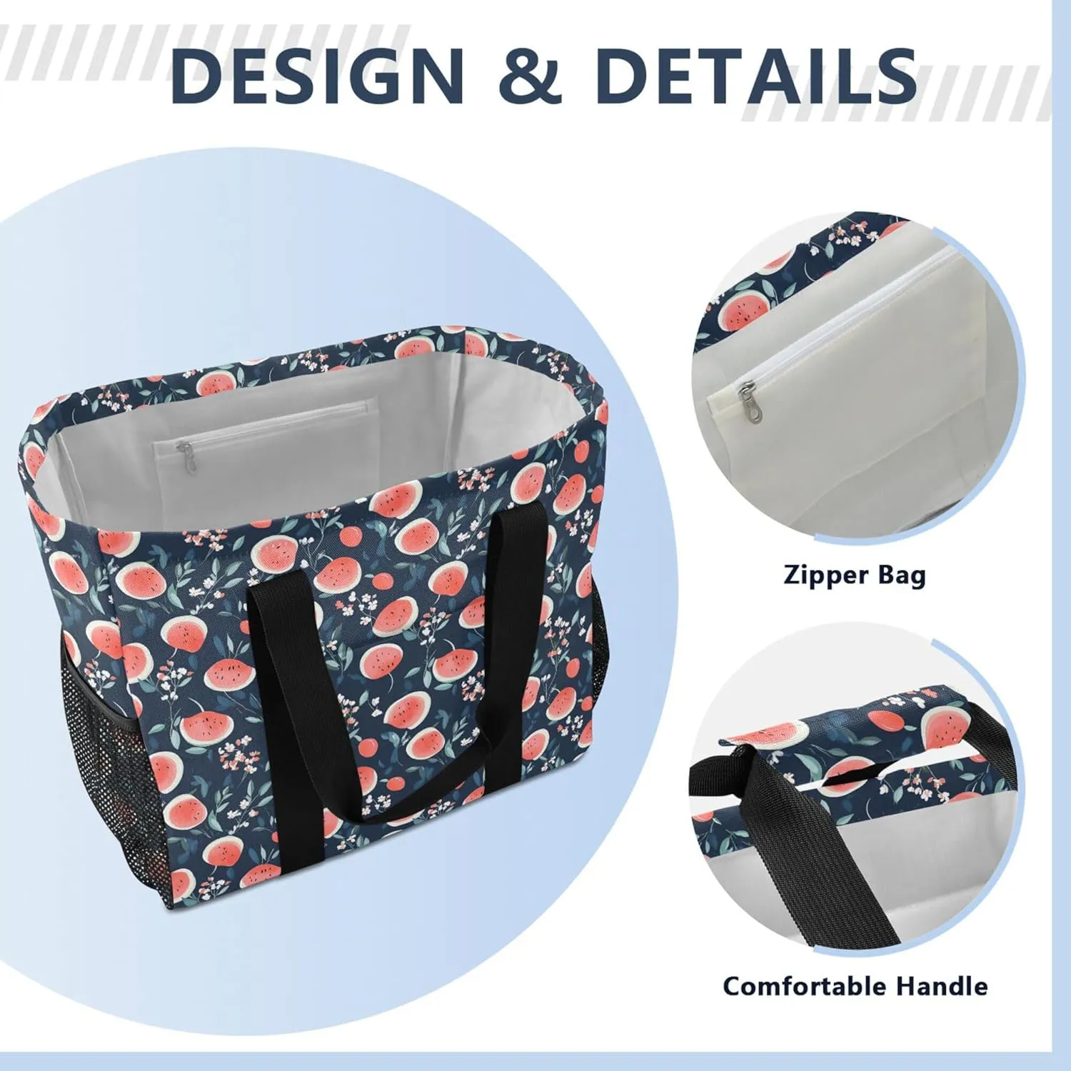 KLL Utility Bag with Handles Foldable Waterproof Cars Tote Bag