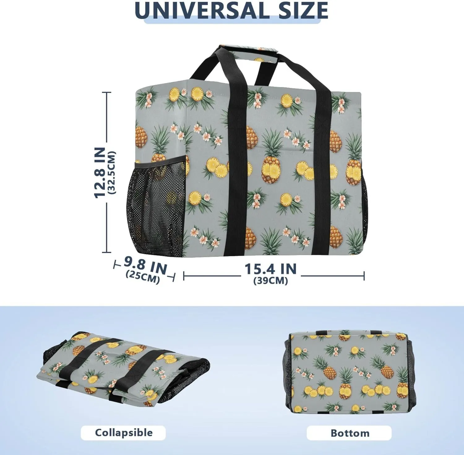 KLL Utility Bag with Handles Foldable Waterproof Cars Tote Bag