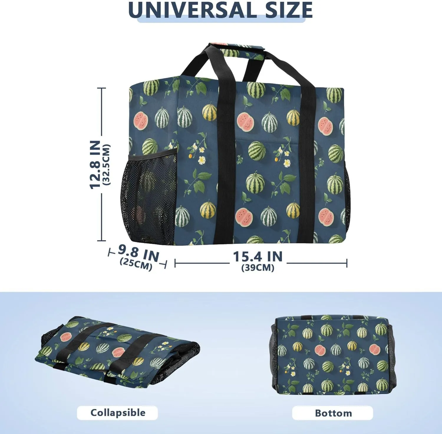 KLL Utility Bag with Handles Foldable Waterproof Cars Tote Bag