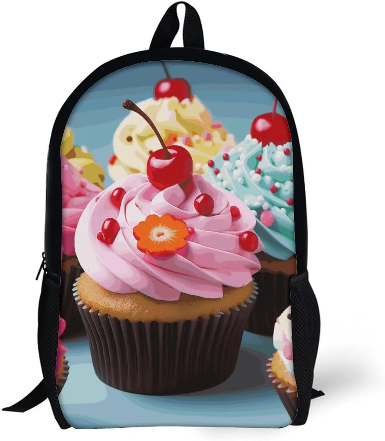 Laptop Backpack for Men Women Daypack Cupcake Computer Bag Travel Backpacks Laptop Bag