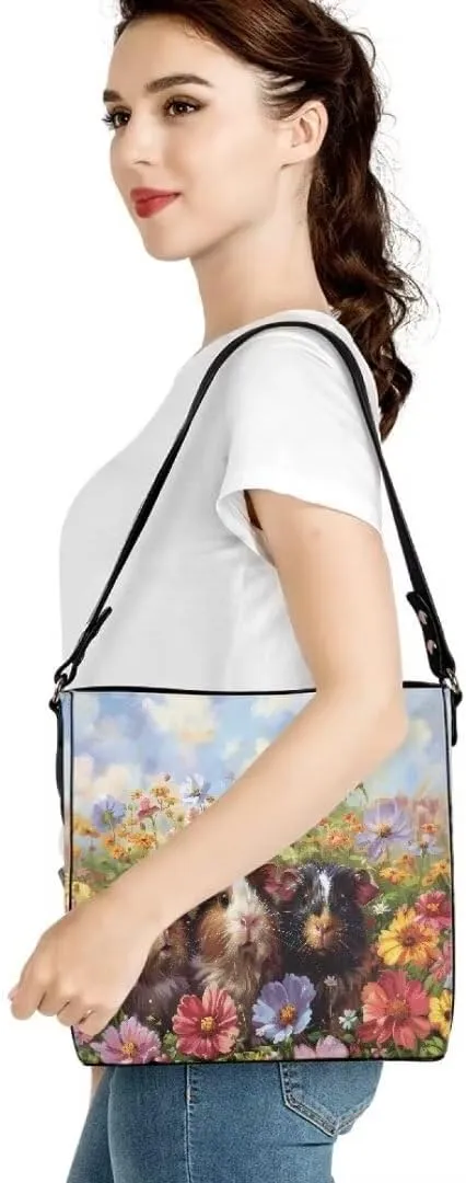 Leather Tote Bucket Bags for Women Trendy Satchels Work Travel Bag Cross Body Bag Purses with Adjustable Strap