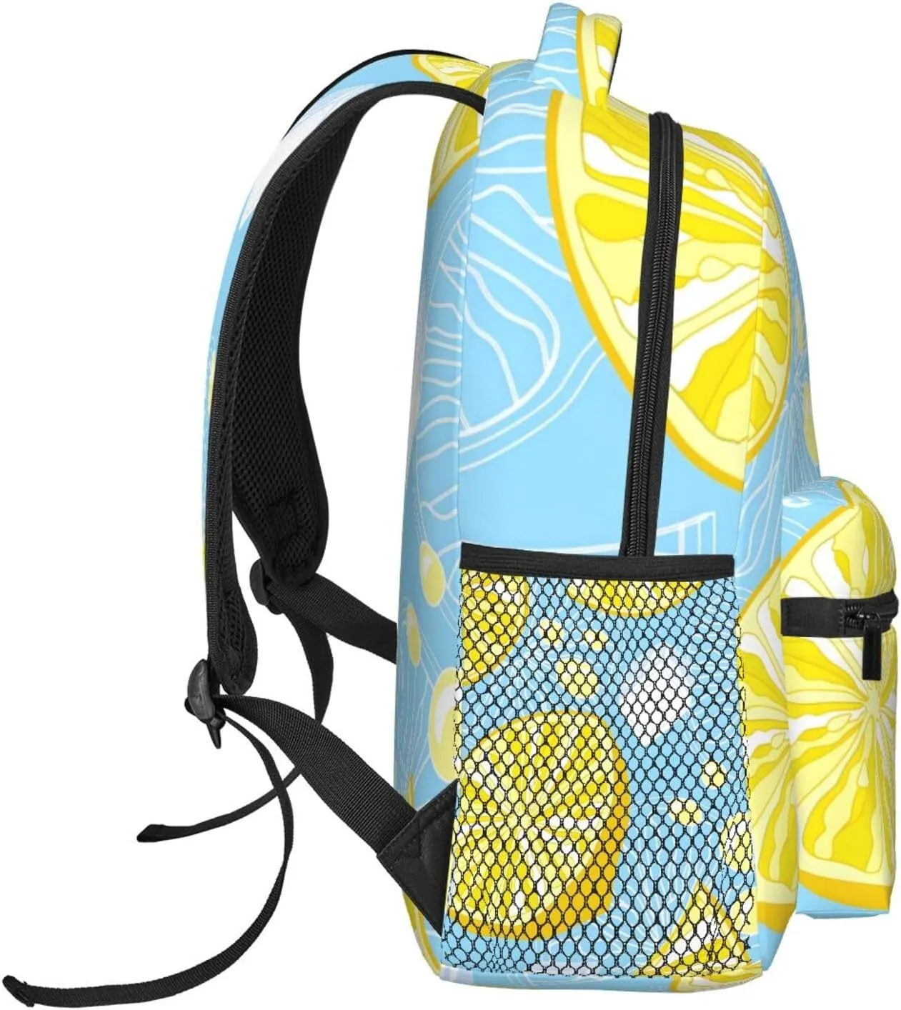 Lemon Travel Laptop Backpack Women Lightweight Backpack Adjustable College Backpack Fits 15.6 Inch Laptop Waterproof Travel Backpack for Work, Women, Men, Travel