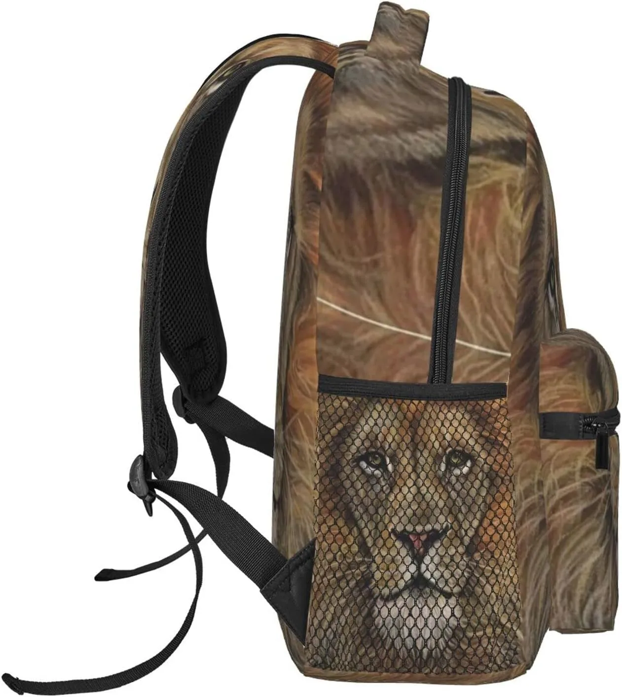 Lion Backpack Animal Backpack Cool Tablet Travel Picnic Bag Bag for Men Women LIon Travel Bag