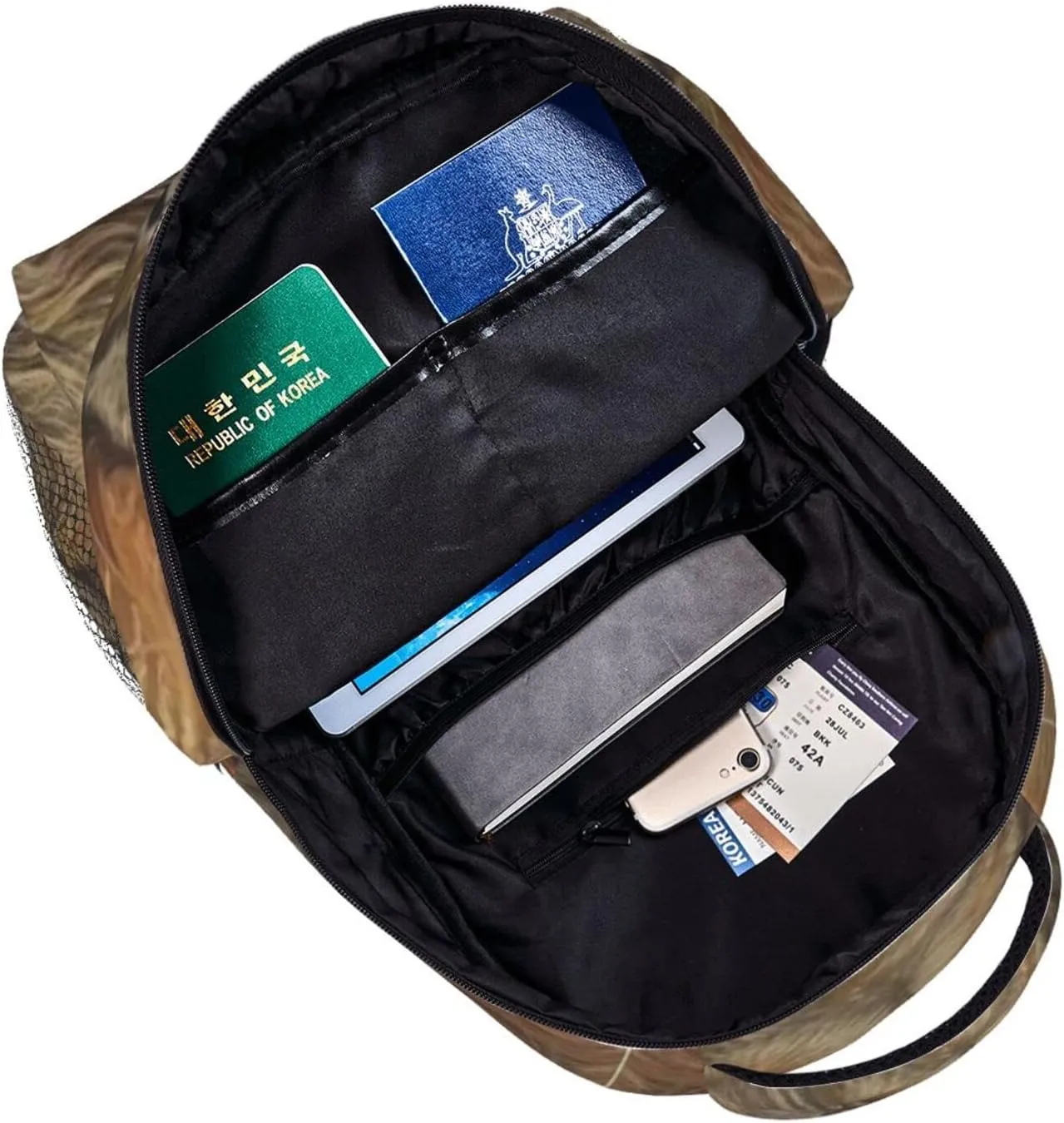 Lion Backpack Animal Backpack Cool Tablet Travel Picnic Bag Bag for Men Women LIon Travel Bag