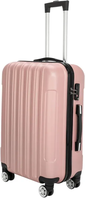 Luggage 3-in-1 with handles, spinner wheels, trolley suitcase