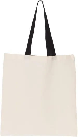 OAD OAD Contrasting Handles Tote OS BLACK
