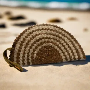 Pandan Leaf Half Moon Clutch