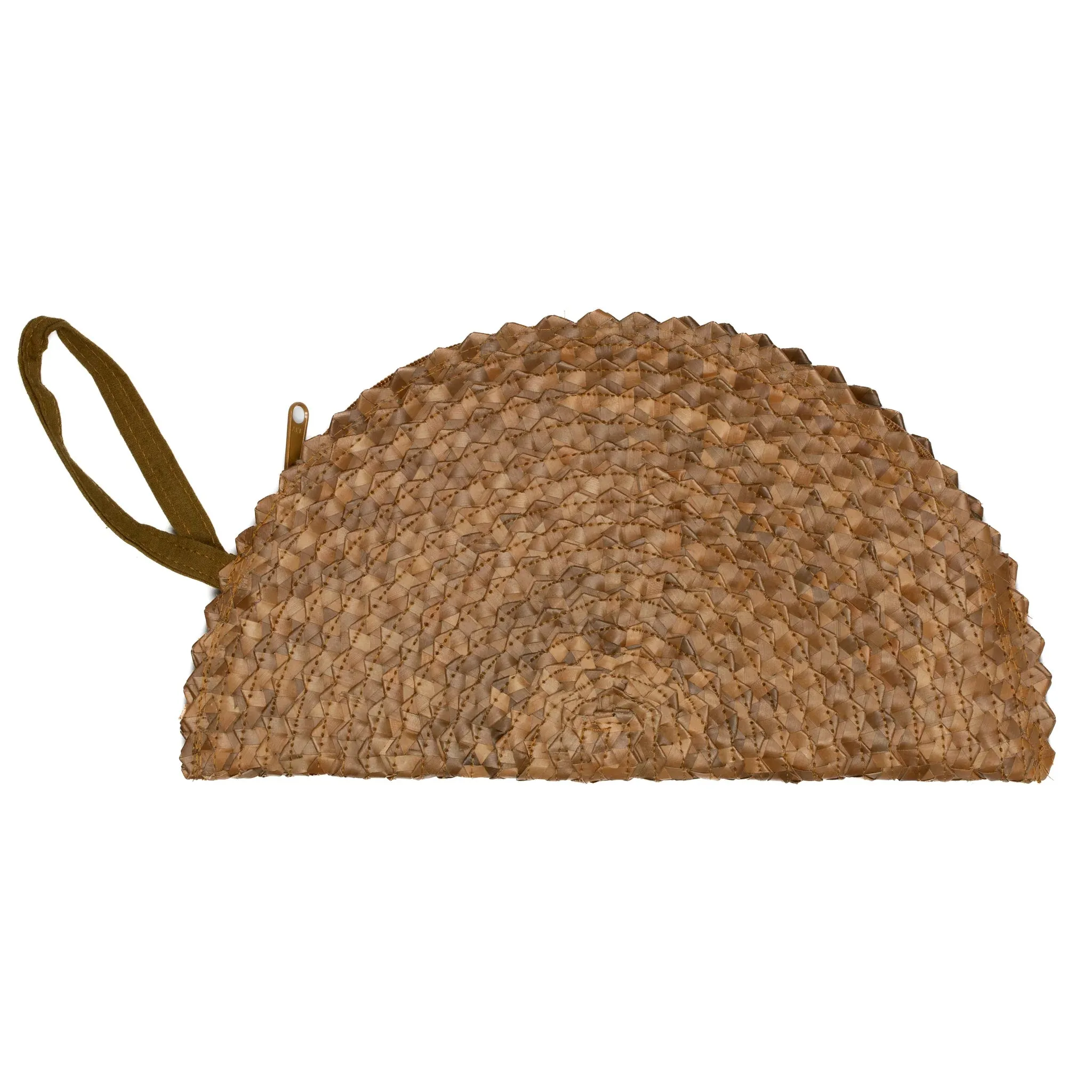 Pandan Leaf Half Moon Clutch