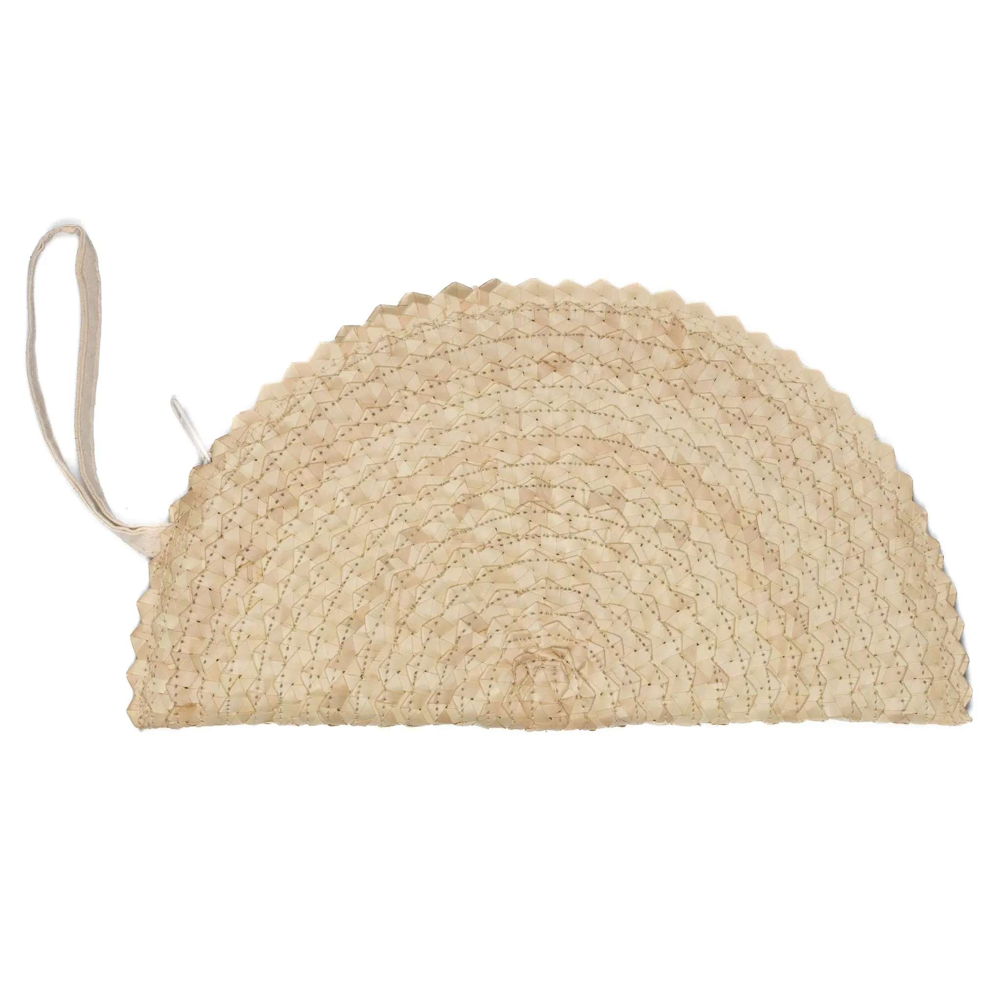 Pandan Leaf Half Moon Clutch
