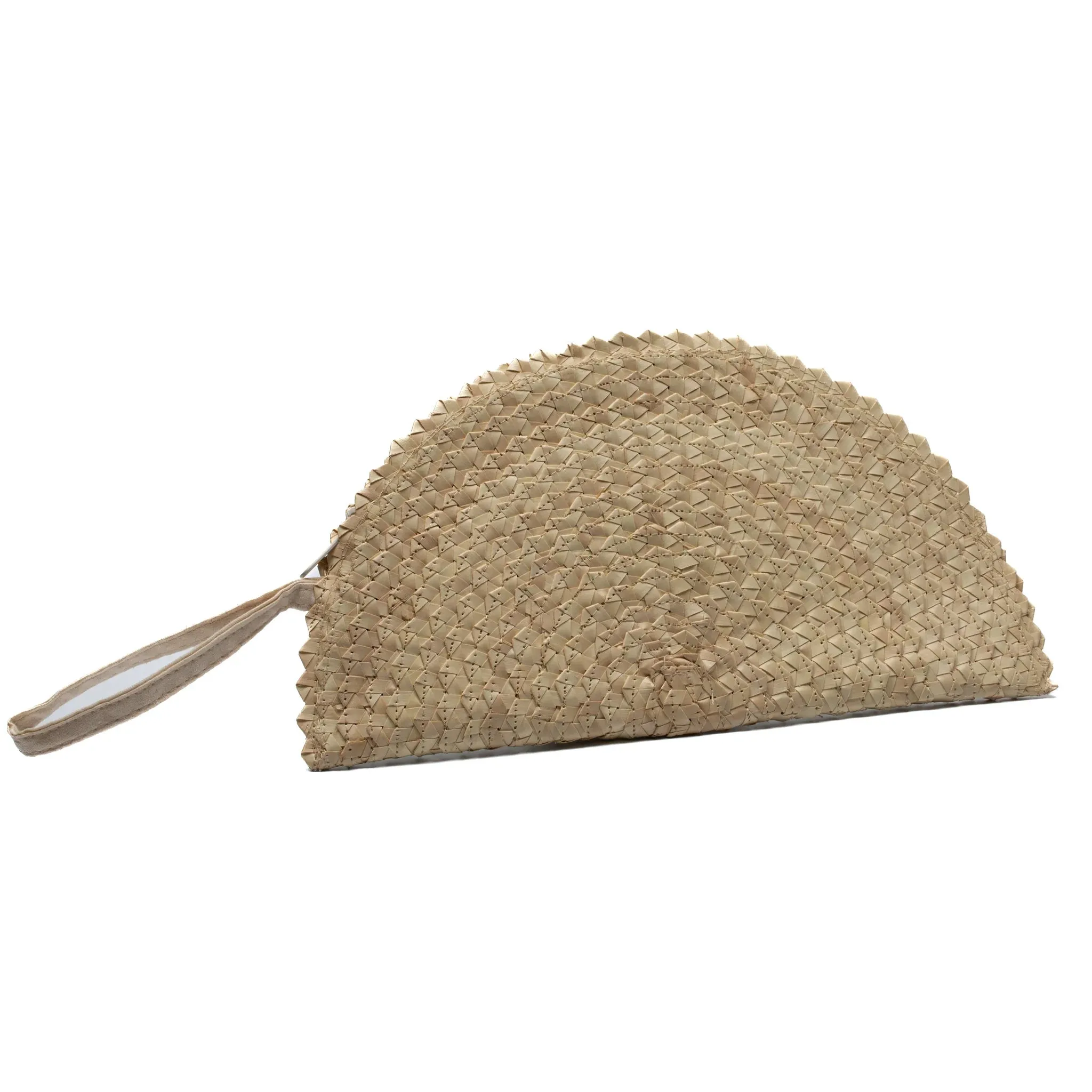Pandan Leaf Half Moon Clutch