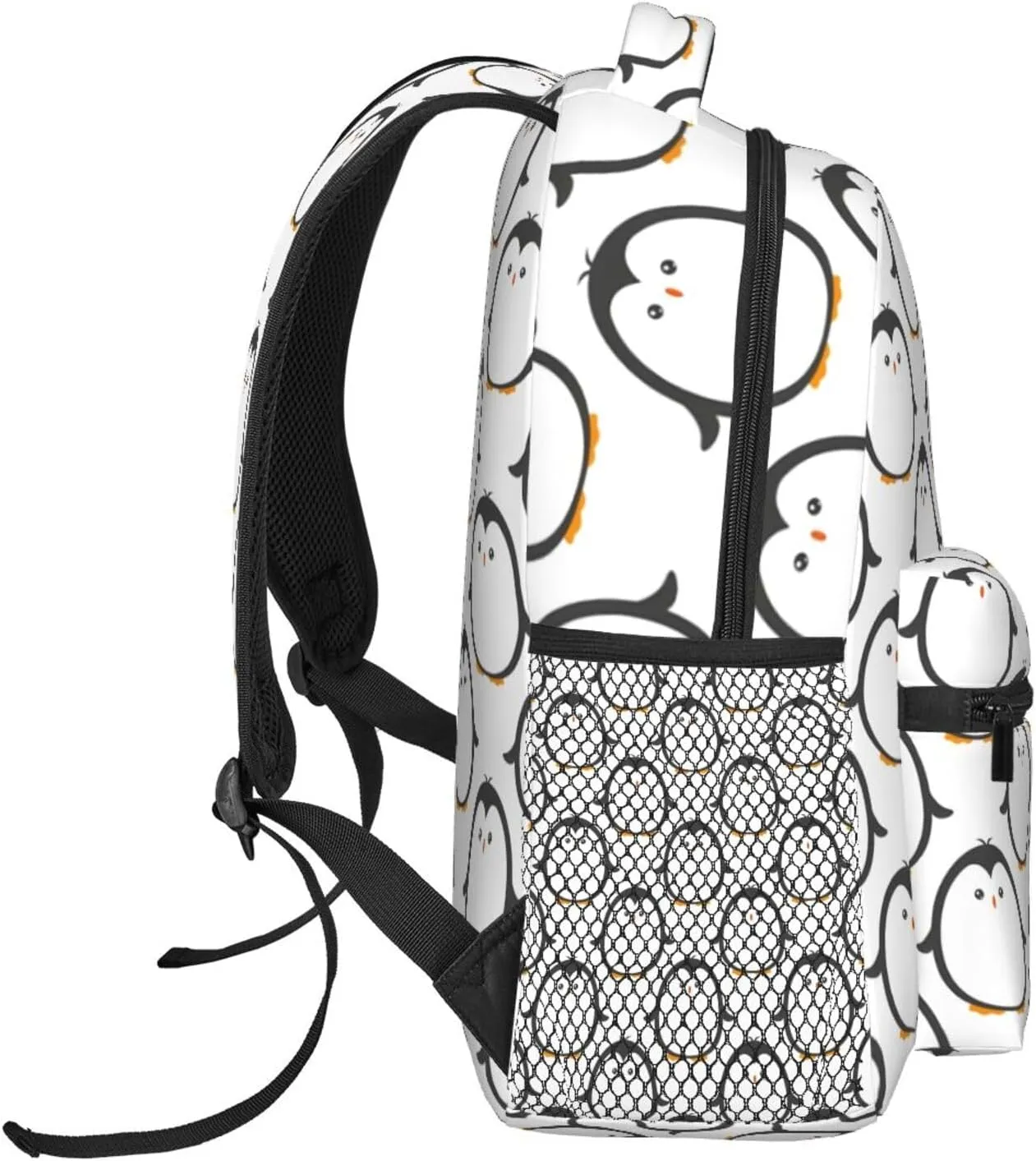 Penguin Travel Laptop Backpack Women Lightweight Backpack Adjustable College Backpack Fits 15.6 Inch Laptop Waterproof Travel Backpack for Men, Work, Women