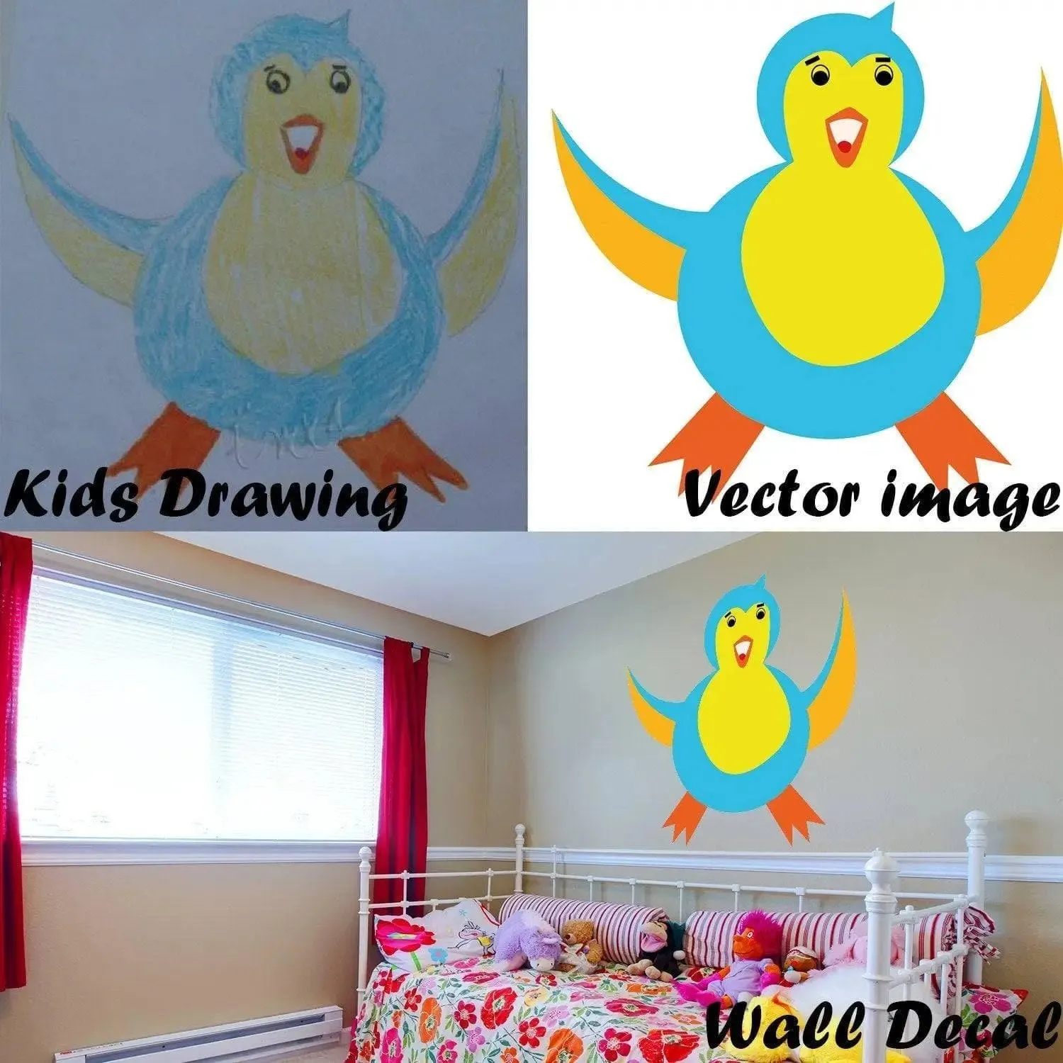 Personalized Custom Drawing Vinyl Stickers: Transform Your Space with Unique Art