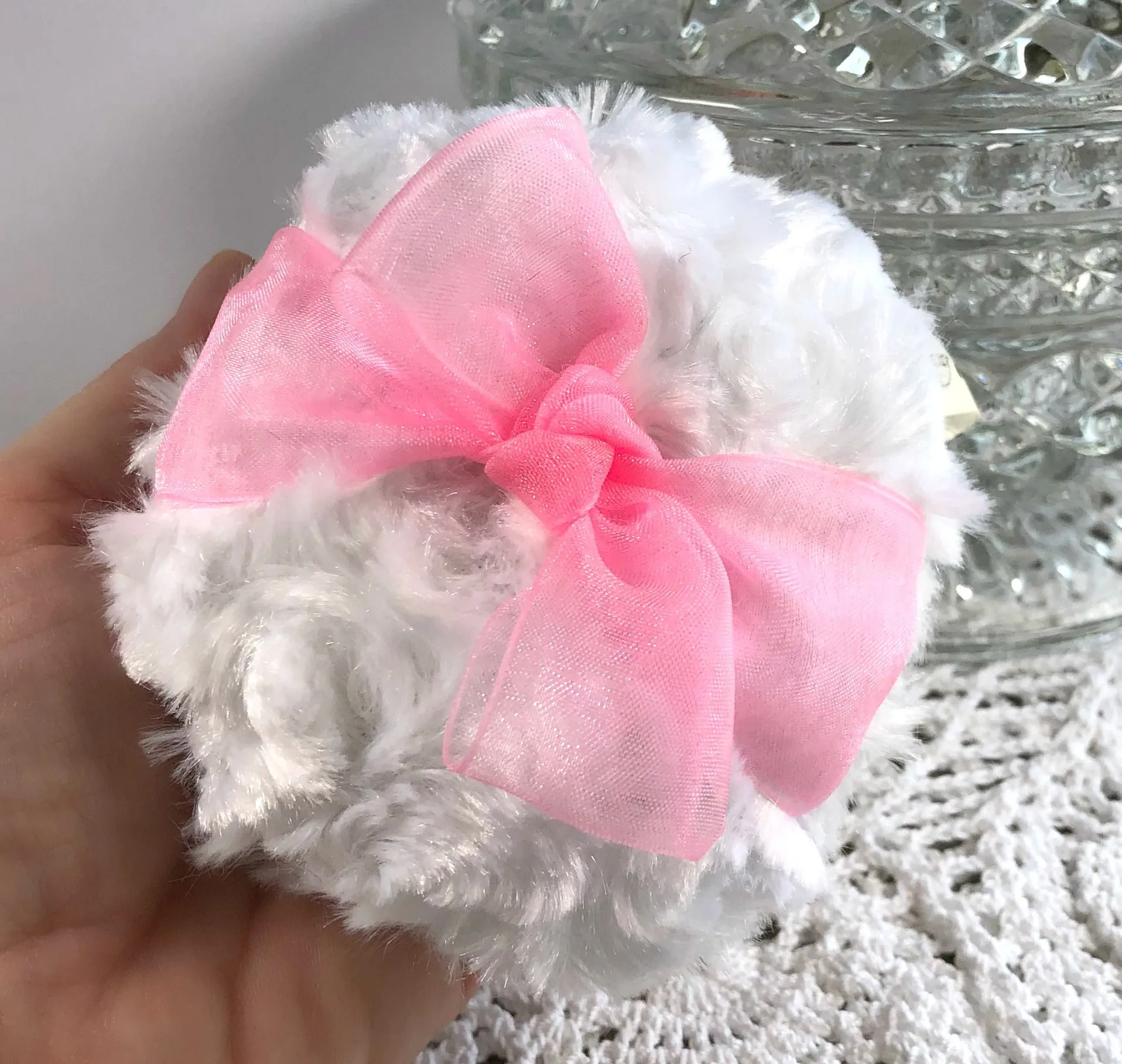Pink Powder Puff, 4 inch