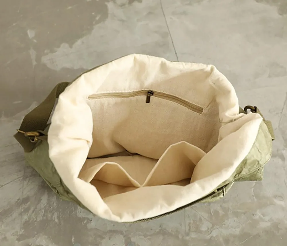 PVC Tote Bag Women Slouchy Kraft Paper Hobo Bags Satchels Crescent Shoulder Bag Crossbody Purse Top-handle Tote Handbag
