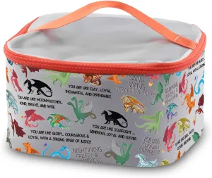 PXTIDY Wings Dragon Novel Inspired Gift Fantasy Novel Fire Dragon Tote Bag Wings Dragon Party Gifts Bookish Tote Bag