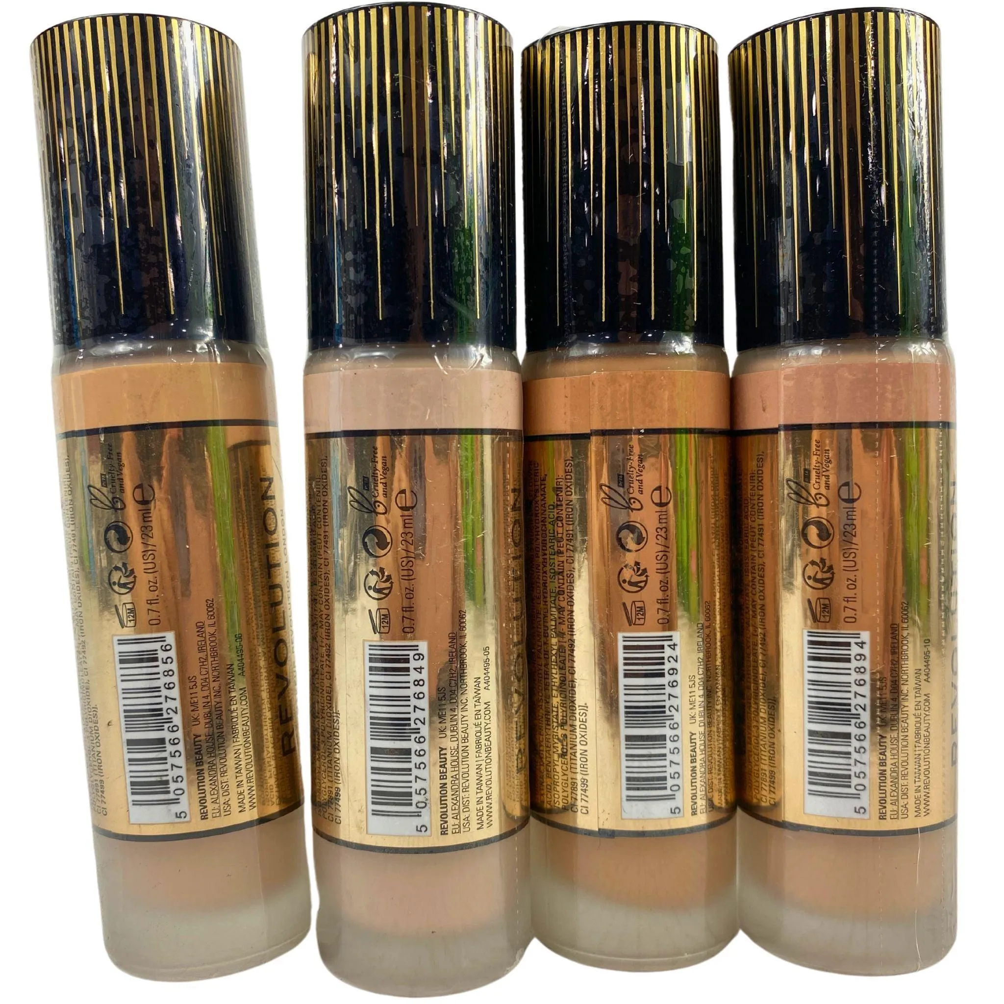 Revolution Conceal & Glow Illuminating Foundation Assorted Mix (50 Pcs Lot)